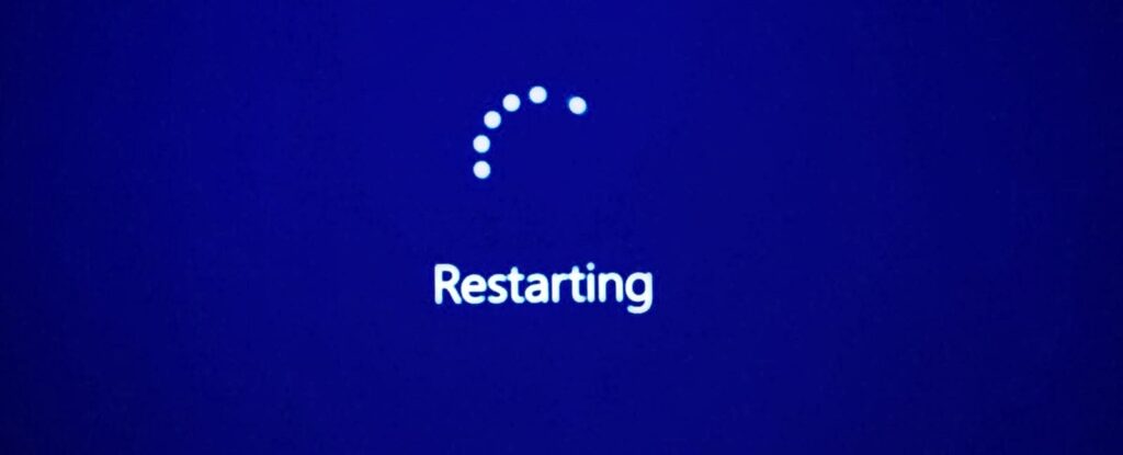 upgrade to windows 10 restart